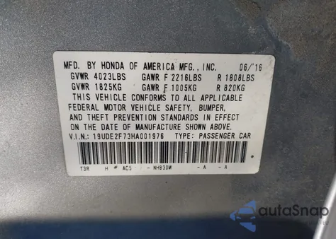 2017 Acura Ilx Premium Package/Technology Plus Package z USA, uszkodzony, nr VIN 19UDE2F73HA001976